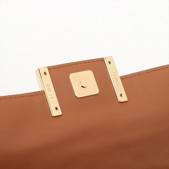 Fendi baguette Leather 2 Way Handbag Brown 7AS142 - Picture 10 of 11